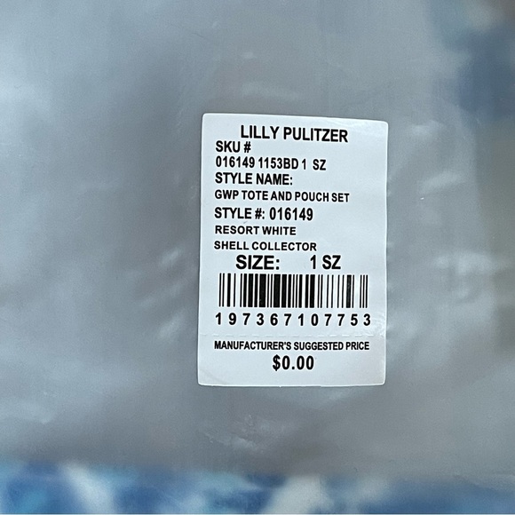 Lilly Pulitzer Beach Tote and Pouch Set - Picture 4 of 7